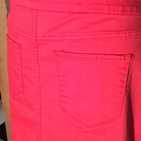 Tribal Jeans midi skirt stretch red 6 - Picture 5 of 7